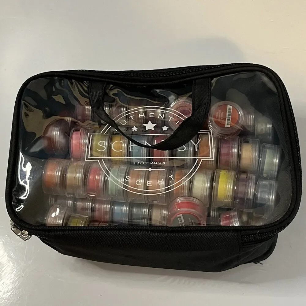 Scentsy Lot of 82 Party Testers Scented Wax Melts Consultant Samples Plus Bag